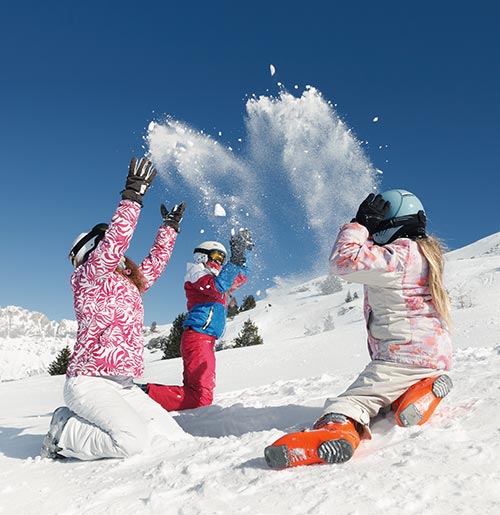 Divertirsi sulla neve