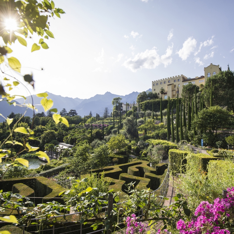 Die Gärten von Schloss Trauttmansdorff